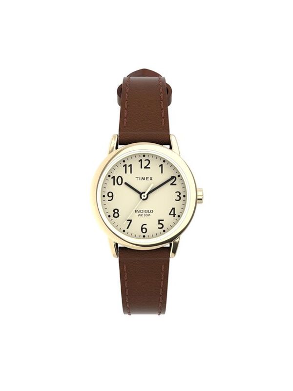 Timex Timex Ročna ura Easy Reader TW2V75400 Rjava