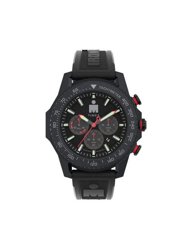 Timex Timex Ročna ura Ironman Finisher Adrenaline TW2W55400 Črna