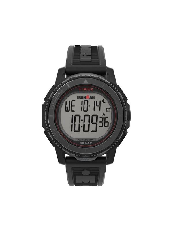 Timex Timex Ročna ura Ironman Finisher Adrenaline TW5M57800 Črna