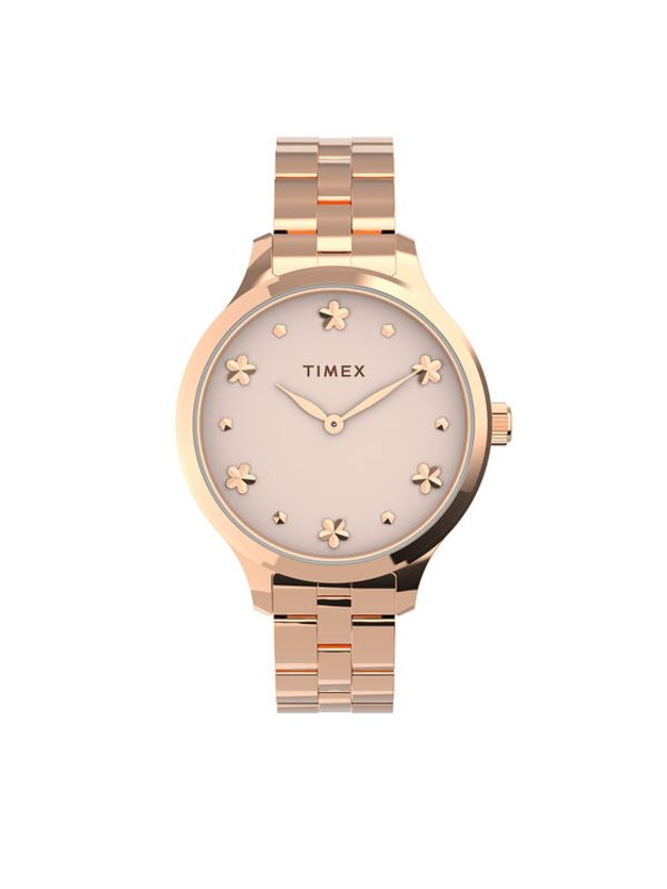 Timex Timex Ročna ura Peyton TW2V23400 Zlata