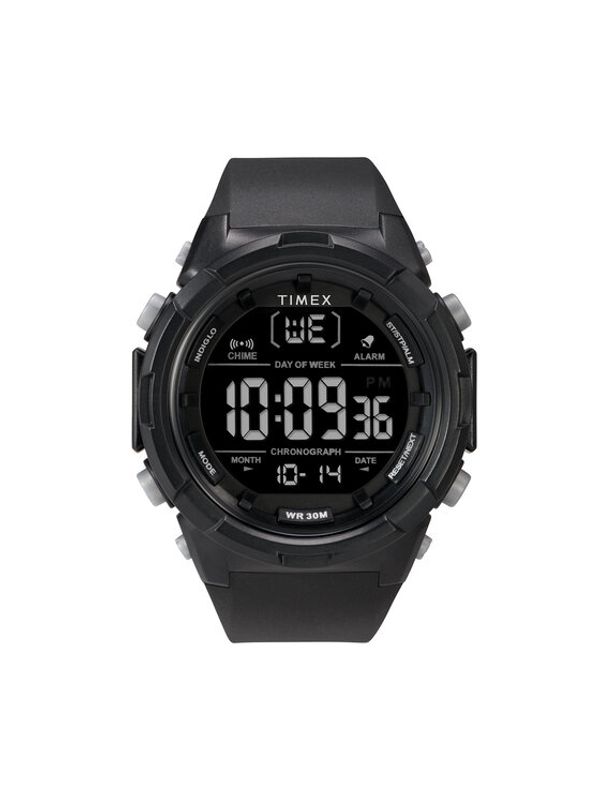 Timex Timex Ročna ura Sport Digital TW5M62000 Črna