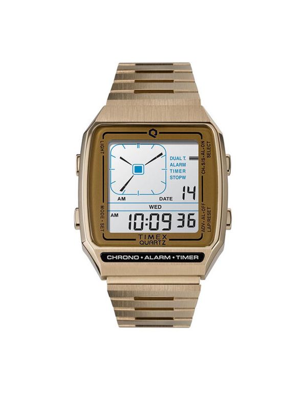 Timex Timex Ročna ura TW2U72500 Zlata