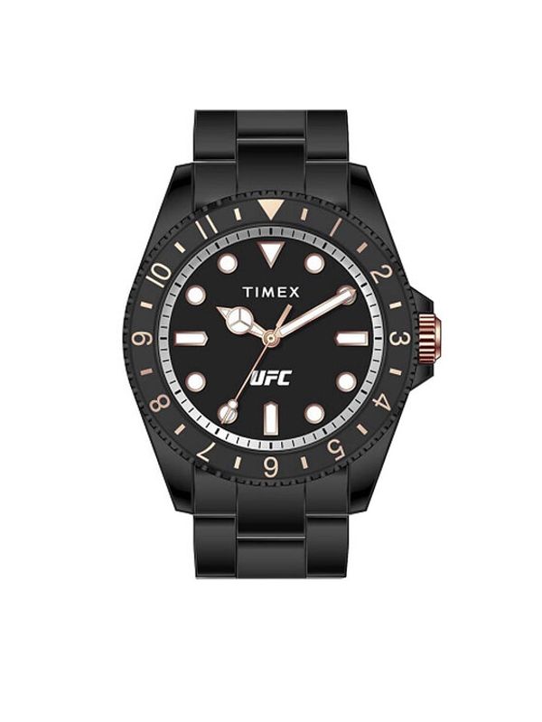 Timex Timex Ročna ura UFC Debut TW2V56800 Črna