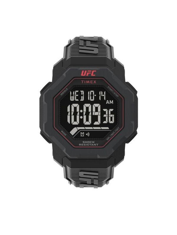 Timex Timex Ročna ura Ufc Strenght Knockout TW2V88100 Črna