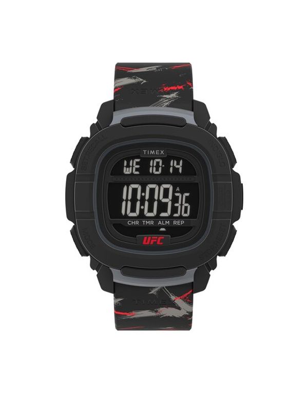 Timex Timex Ročna ura UFC Strength Shock XL TW2V85200 Črna