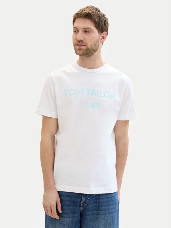 Tom Tailor Tom Tailor Majica 1041871 Bela Regular Fit