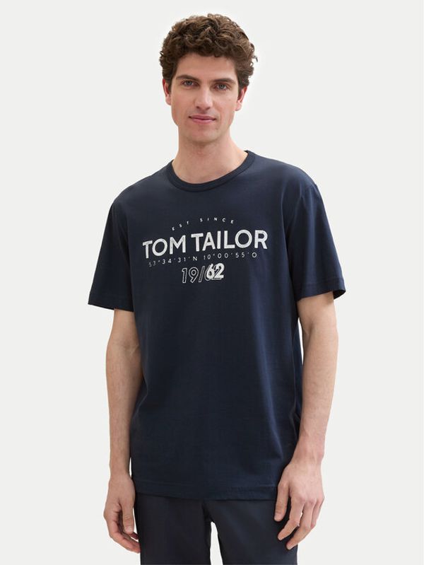 Tom Tailor Tom Tailor Majica 1041871 Mornarsko modra Regular Fit