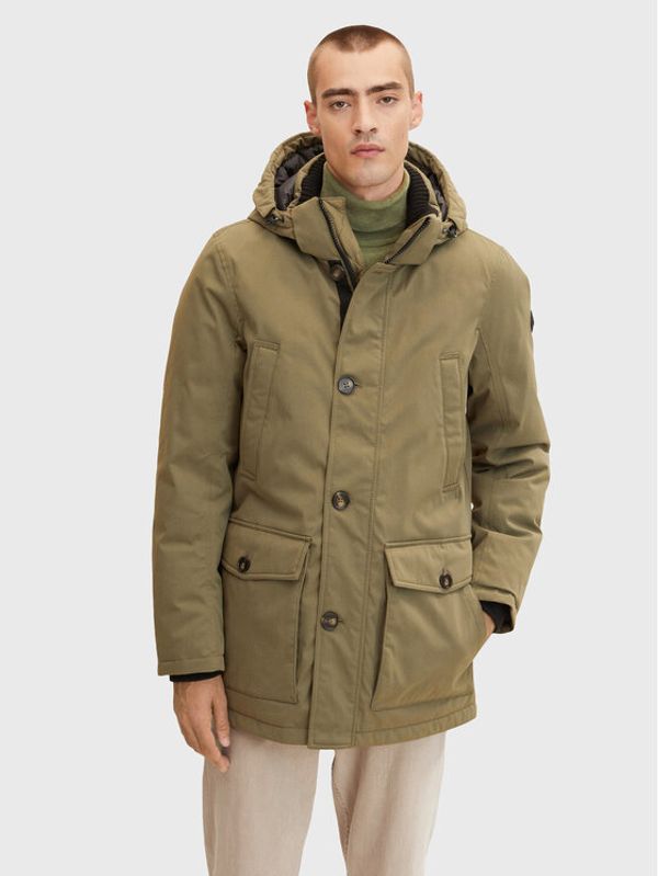 Tom Tailor Tom Tailor Parka 1032495 Zelena Regular Fit