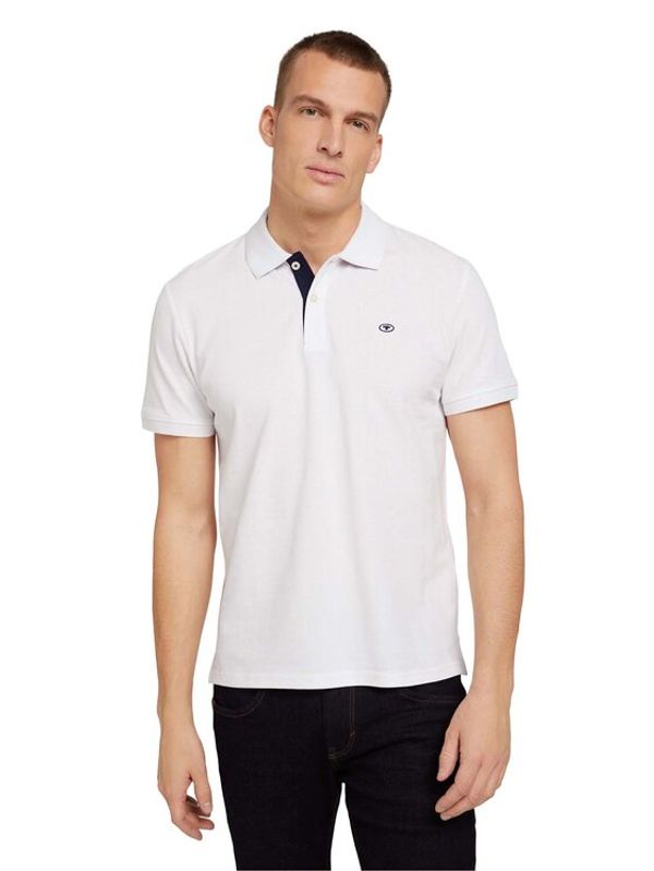 Tom Tailor Tom Tailor Polo majica 1027713 Bela Regular Fit