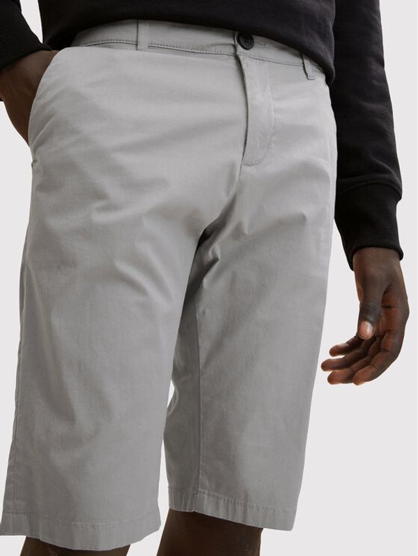 Tom Tailor Tom Tailor Kratke hlače iz tkanine 1031444 Siva Regular Fit