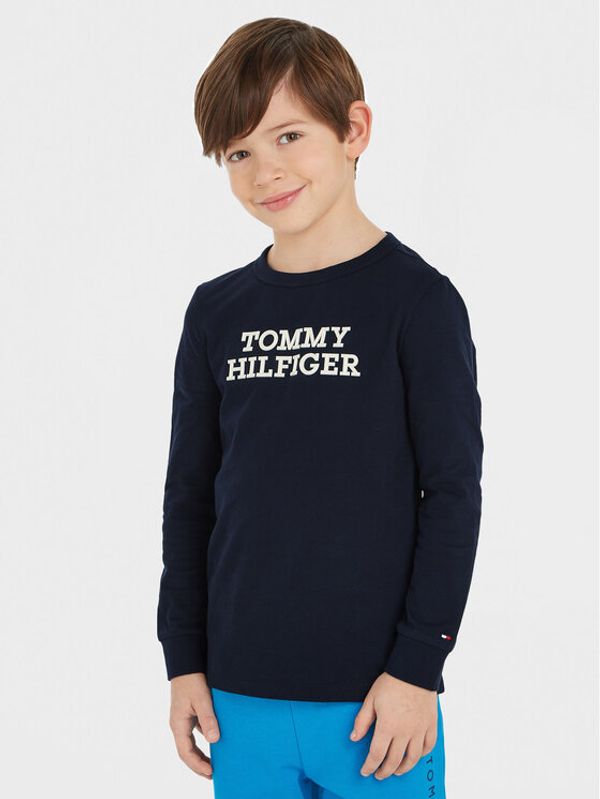 Tommy Hilfiger Tommy Hilfiger Bluza KB0KB08554 S Mornarsko modra Regular Fit