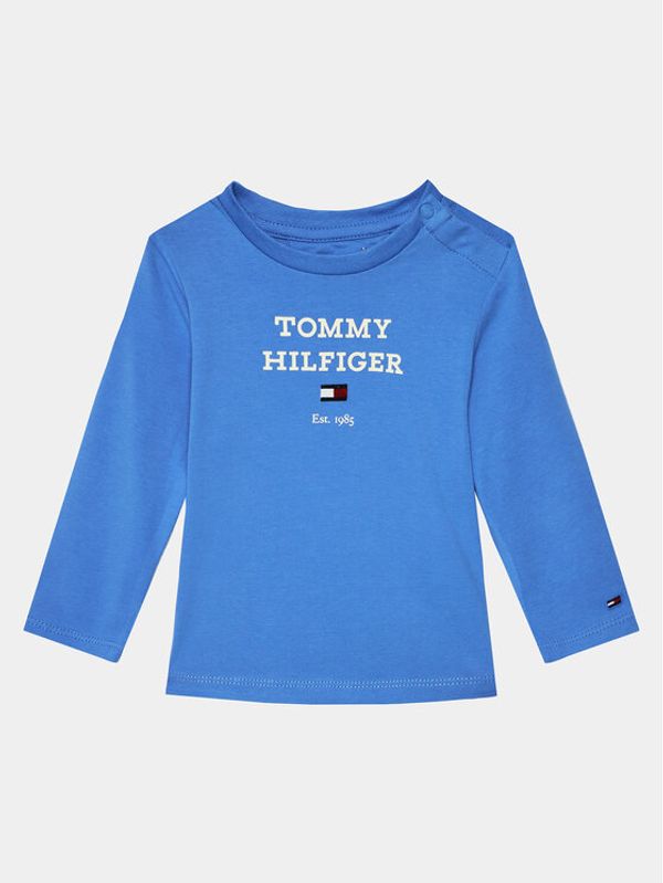 Tommy Hilfiger Tommy Hilfiger Bluza Logo KN0KN01760 Modra Regular Fit