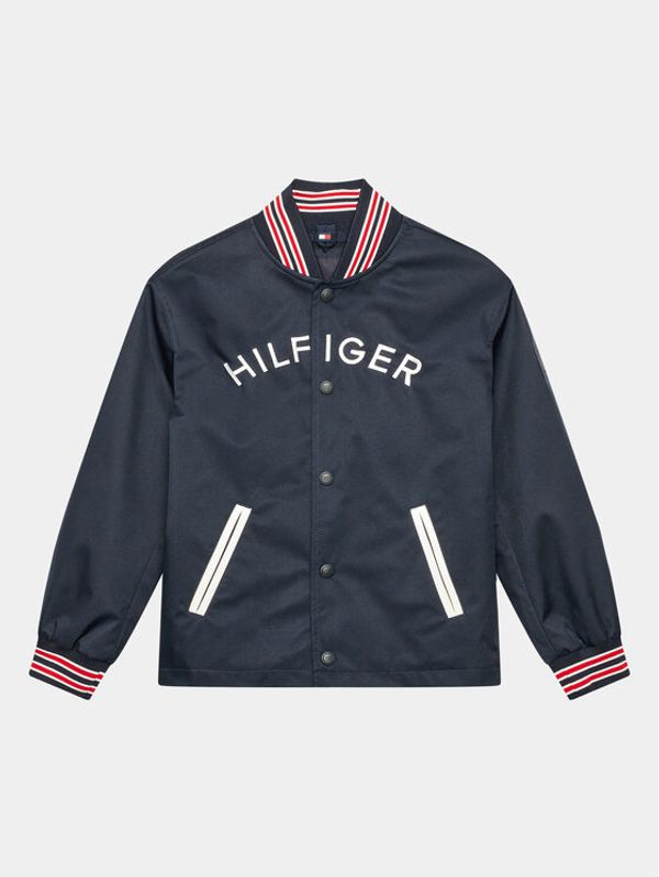 Tommy Hilfiger Tommy Hilfiger Bomber jakna KB0KB08225 Mornarsko modra Regular Fit