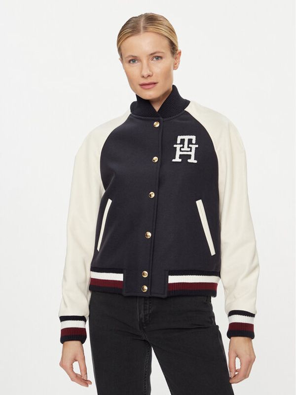 Tommy Hilfiger Tommy Hilfiger Bomber jakna WW0WW39152 Mornarsko modra Regular Fit