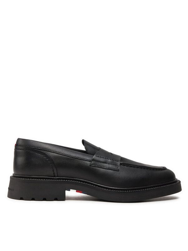 Tommy Hilfiger Tommy Hilfiger Čevlji brez vezalk Comfort Lwt Lth Loafer FM0FM05089 Črna