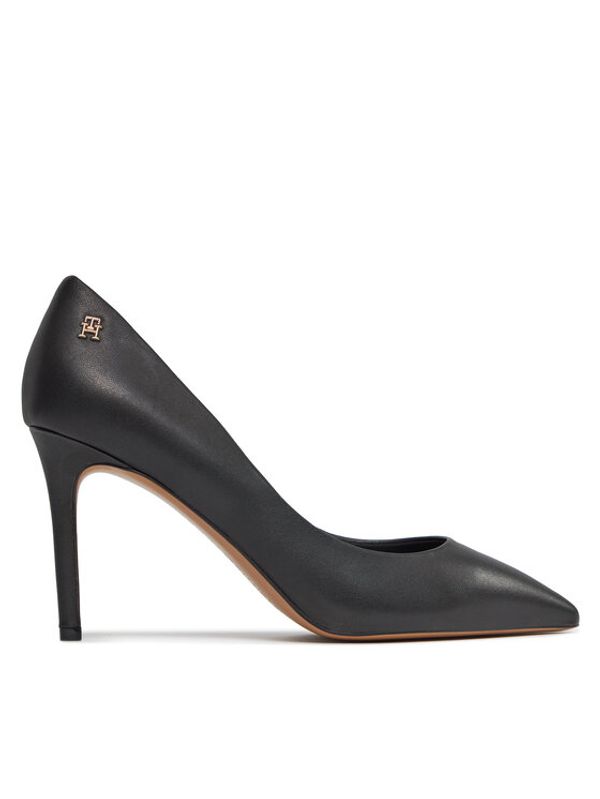 Tommy Hilfiger Tommy Hilfiger Čevlji z visoko peto Essential Pointed Pump FW0FW07861 Črna