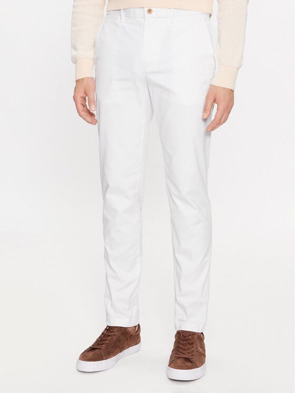 Tommy Hilfiger Tommy Hilfiger Chino hlače Bleecker MW0MW26619 Bela Slim Fit