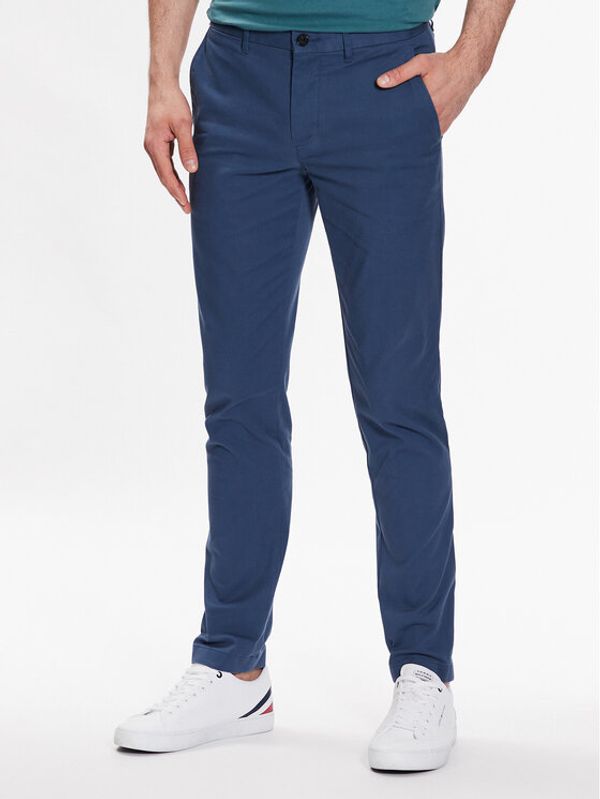 Tommy Hilfiger Tommy Hilfiger Chino hlače Bleecker MW0MW26619 Mornarsko modra Slim Fit