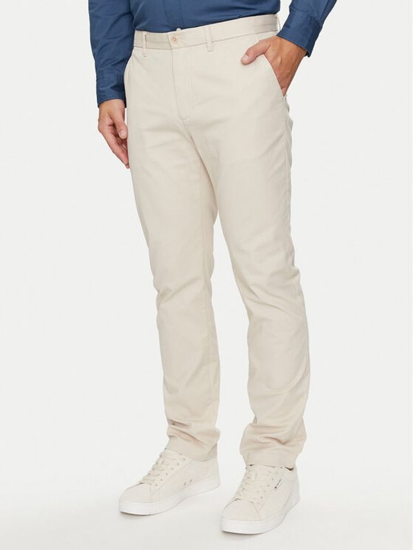 Tommy Hilfiger Tommy Hilfiger Chino hlače Denton MW0MW25964 Bež Straight Fit