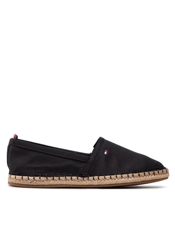 Tommy Hilfiger Tommy Hilfiger Espadrile Basic Flat FW0FW06497 Črna