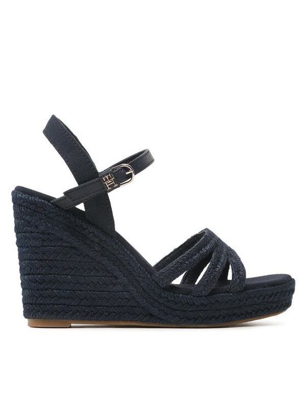 Tommy Hilfiger Tommy Hilfiger Espadrile Essential Basic Wedge Sandal FW0FW07220 Mornarsko modra