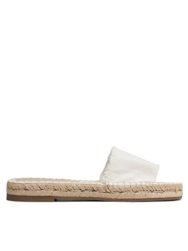 Tommy Hilfiger Tommy Hilfiger Espadrile Flat Sandal FW0FW07103 Écru