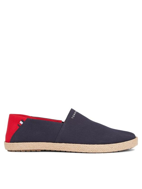 Tommy Hilfiger Tommy Hilfiger Espadrile Hilfiger Espadrille Core Textile FM0FM04981 Mornarsko modra