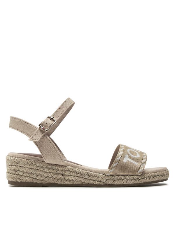 Tommy Hilfiger Tommy Hilfiger Espadrile Rope Wedge Sandal T3A7-33287-0890 M Bež