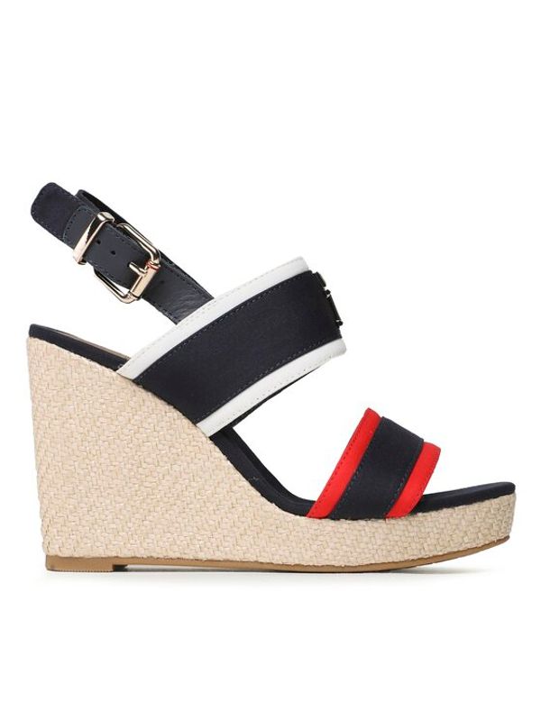 Tommy Hilfiger Tommy Hilfiger Espadrile Rwb Feminne Wedge FW0FW07180 Mornarsko modra