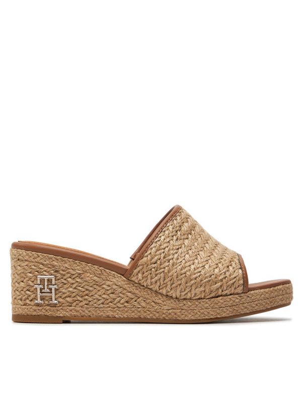 Tommy Hilfiger Tommy Hilfiger Espadrile Th Rope Wedge Sandal FW0FW07927 Bež