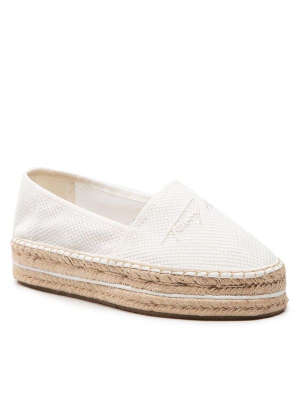 Tommy Hilfiger Tommy Hilfiger Espadrile Th Textured Flatform Espadrille FW0FW06433 Bela