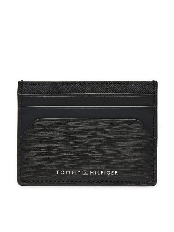 Tommy Hilfiger Tommy Hilfiger Etui za kreditne kartice Premium Business Leather Card Holder AM0AM12510 Črna