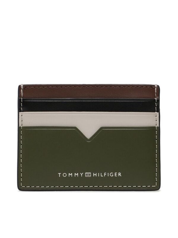 Tommy Hilfiger Tommy Hilfiger Etui za kreditne kartice Th Modern Lather Cc Holder AM0AM10994 Khaki