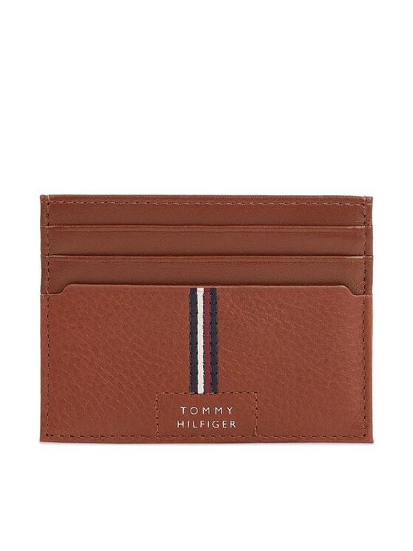 Tommy Hilfiger Tommy Hilfiger Etui za kreditne kartice Th Premium Leather Cc Holder AM0AM12186 Rjava