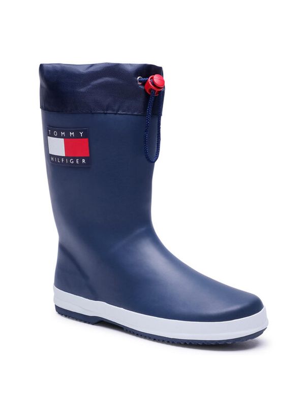 Tommy Hilfiger Tommy Hilfiger Gumijasti škornji T3X6-30766-0047 S Mornarsko modra