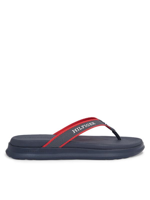 Tommy Hilfiger Tommy Hilfiger Japonke Dual Density Toe Beach Sandal FM0FM05015 Mornarsko modra