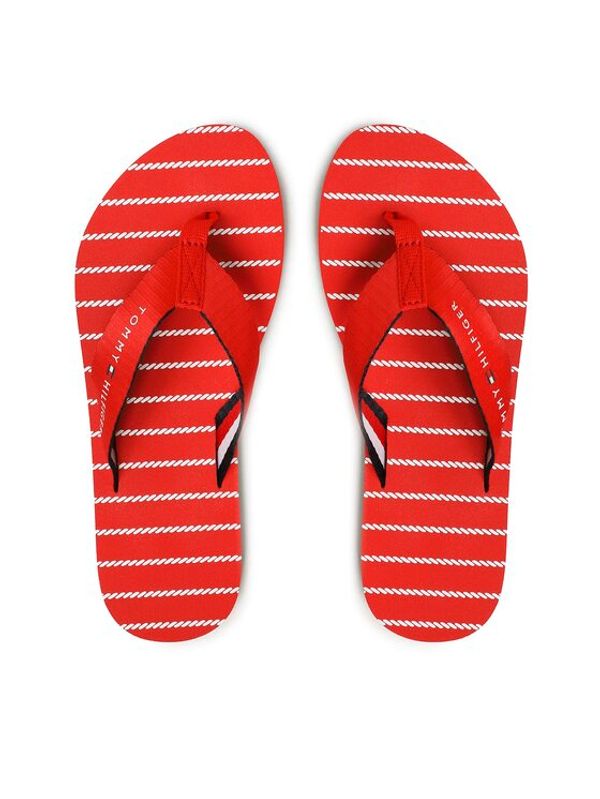 Tommy Hilfiger Tommy Hilfiger Japonke Essential Rope Sandal FW0FW07142 Rdeča