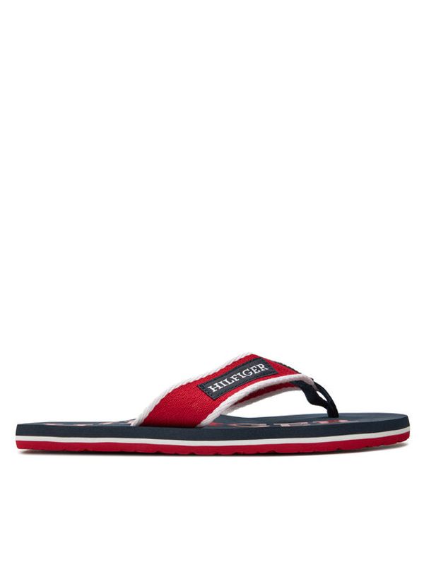 Tommy Hilfiger Tommy Hilfiger Japonke Patch Hilfiger Beach Sandal FM0FM05024 Rdeča