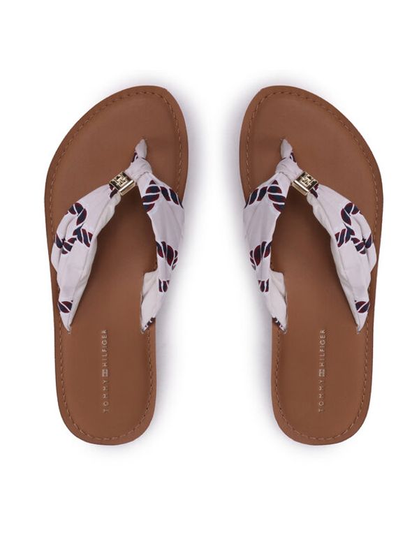 Tommy Hilfiger Tommy Hilfiger Japonke Th Elevated Beach Sandal Print FW0FW07164 Écru