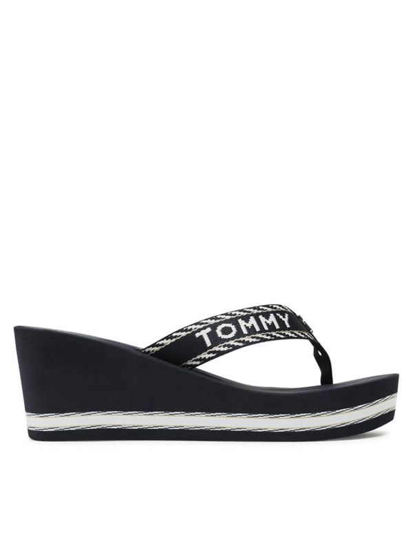 Tommy Hilfiger Tommy Hilfiger Japonke Webbing H Wedge Sandal FW0FW07149 Mornarsko modra