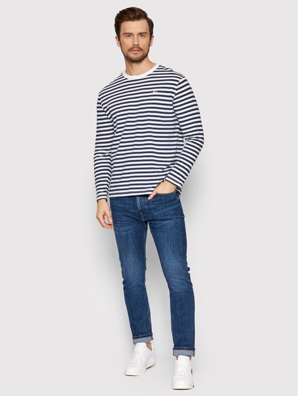 Tommy Hilfiger Tommy Hilfiger Jeans hlače Bleecker MW0MW18279 Mornarsko modra Slim Fit