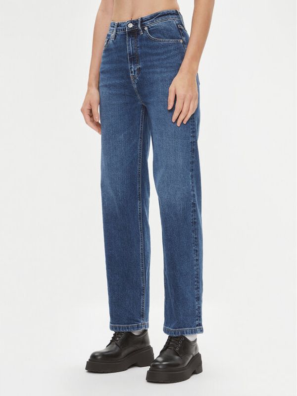 Tommy Hilfiger Tommy Hilfiger Jeans hlače Jane WW0WW39618 Modra Relaxed Fit