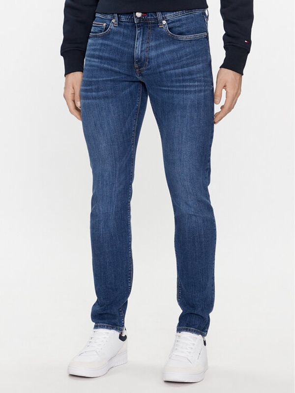 Tommy Hilfiger Tommy Hilfiger Jeans hlače Layton MW0MW33968 Modra Extra Slim Fit