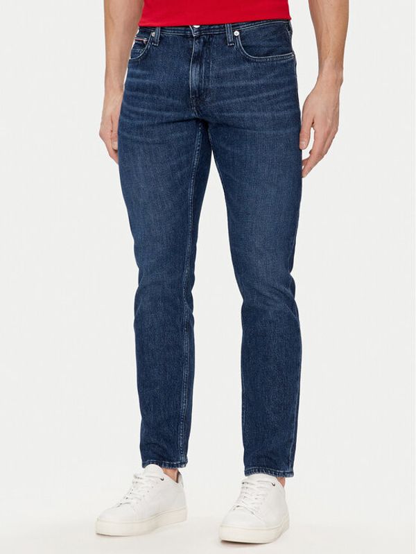 Tommy Hilfiger Tommy Hilfiger Jeans hlače Merceer MW0MW35169 Mornarsko modra Straight Fit