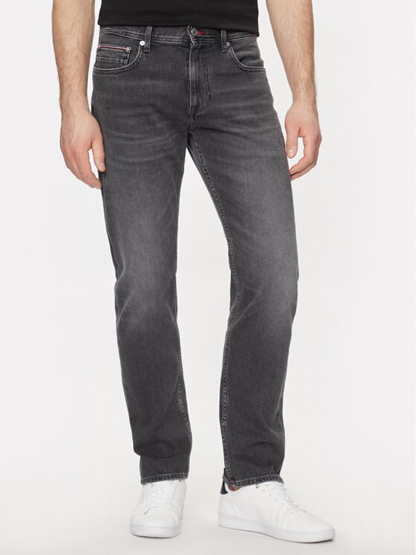 Tommy Hilfiger Tommy Hilfiger Jeans hlače Merceer MW0MW35171 Siva Straight Fit
