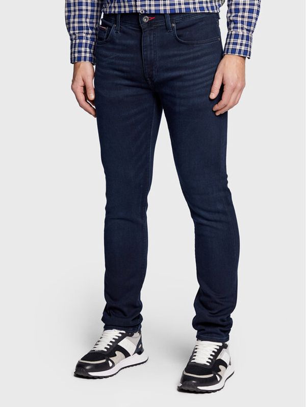 Tommy Hilfiger Tommy Hilfiger Jeans hlače MW0MW29620 Mornarsko modra Slim Fit
