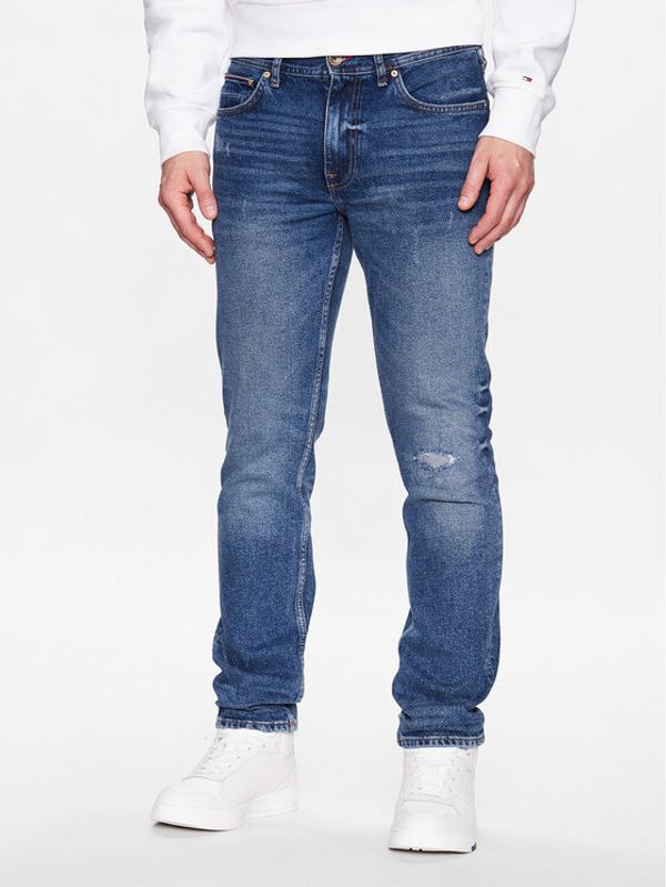 Tommy Hilfiger Tommy Hilfiger Jeans hlače MW0MW31105 Modra Regular Fit