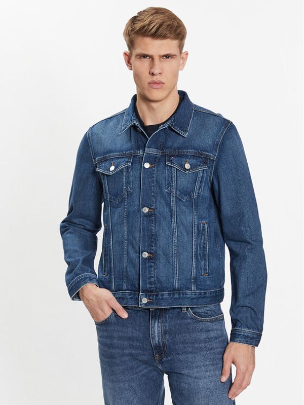 Tommy Hilfiger Tommy Hilfiger Jeans jakna MW0MW32110 Modra Regular Fit