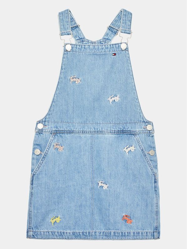 Tommy Hilfiger Tommy Hilfiger Jeans obleka Dungaree KG0KG07194 D Modra Regular Fit