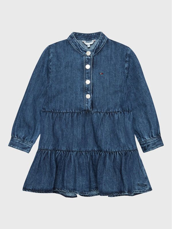 Tommy Hilfiger Tommy Hilfiger Jeans obleka Hemp KG0KG06815 D Mornarsko modra Regular Fit